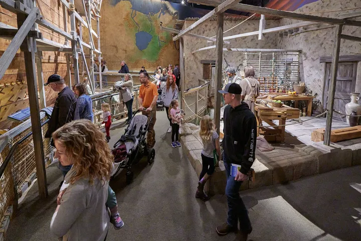 creation museum interior exhibits