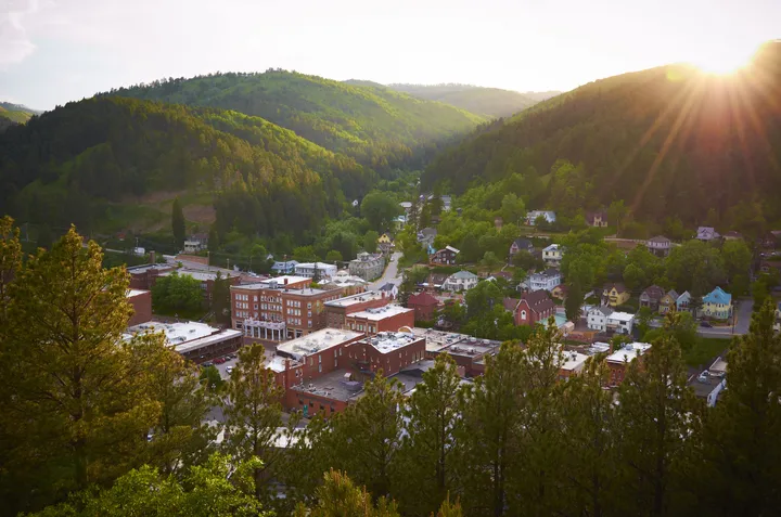 deadwood aerial view