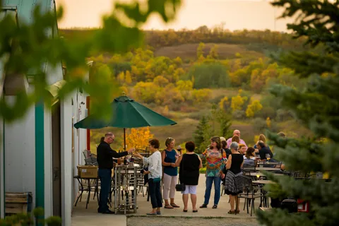 Wine Tasting at Over the Hill Orchards