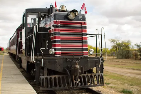 ogema train view facing right