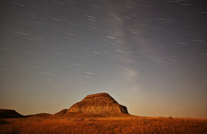 big muddy night time view